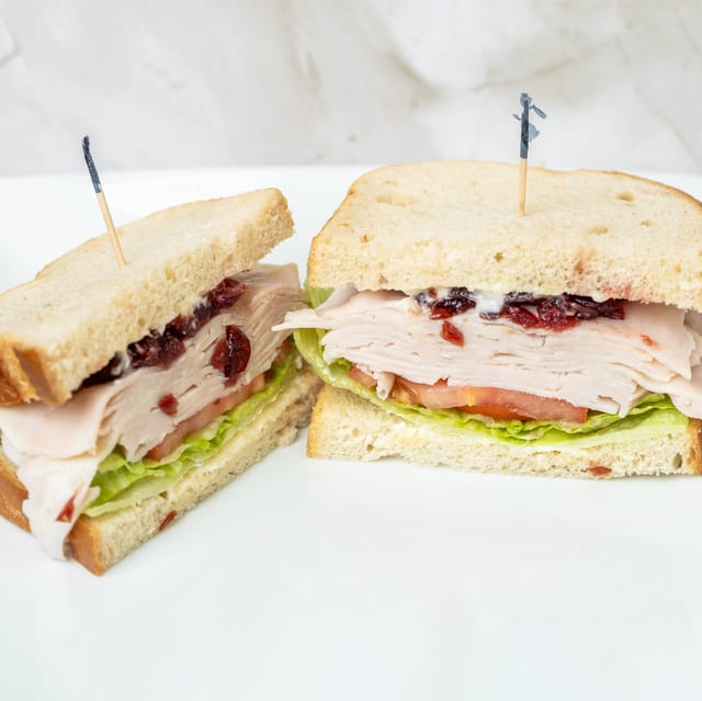 Oven Roasted Turkey Breast Sandwich.