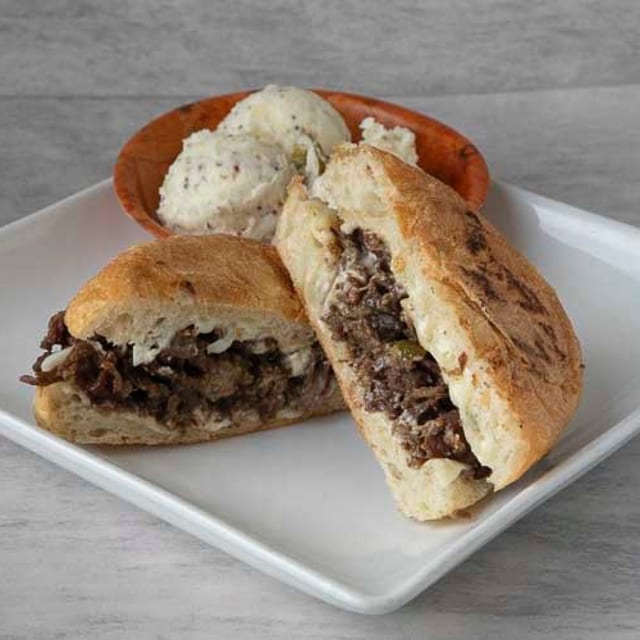 Korean BBQ Steak Sandwich.