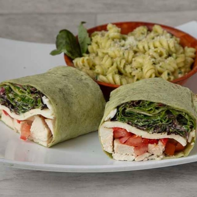 Pesto Chicken Wrap.
