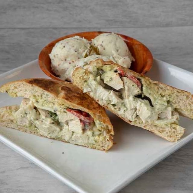 Pesto Chicken Sandwich.